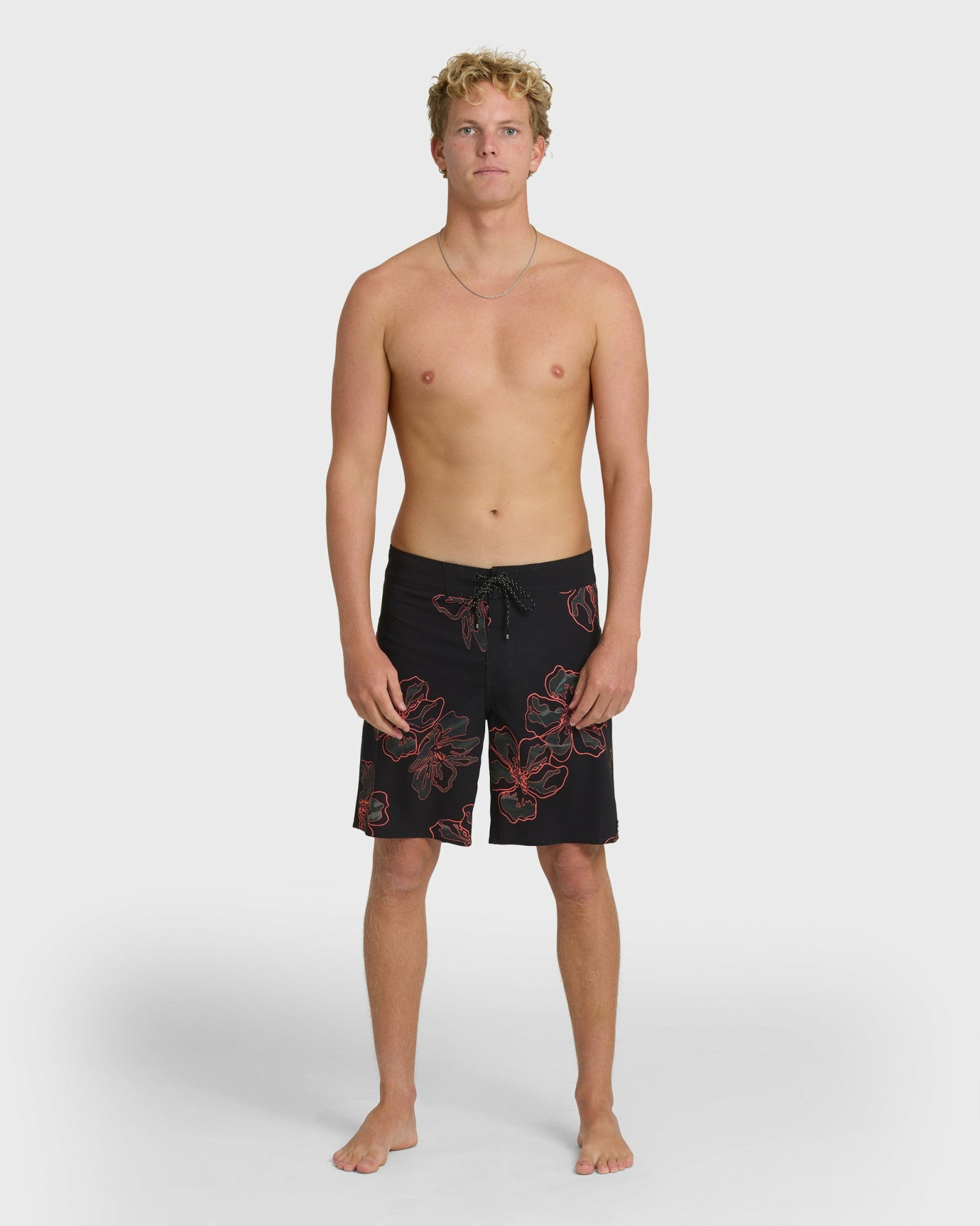 Billabong Men's Sundays Pro 19\" Boardshorts - Black Multi - Black