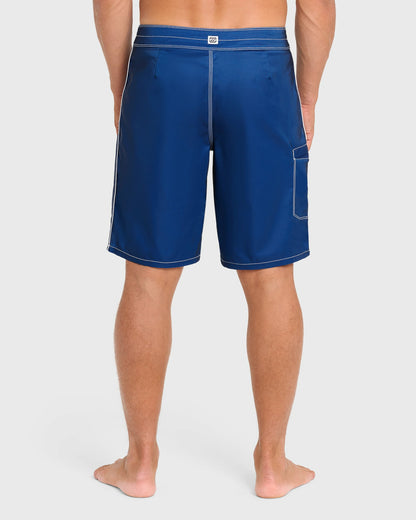 Billabong Men's Piped Pro 19\" Boardshorts - Dark Denim - Dark Denim