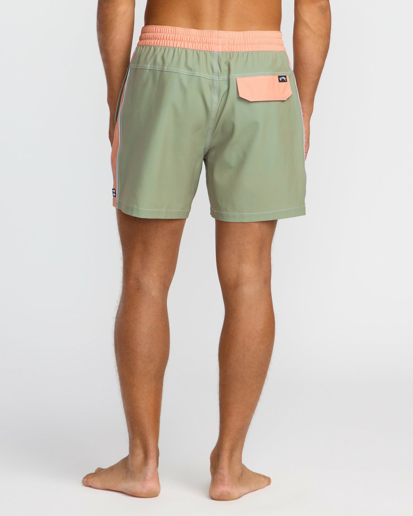 Billabong Men's Dbah Panel Laybacks Swim Trunk - Green Ash