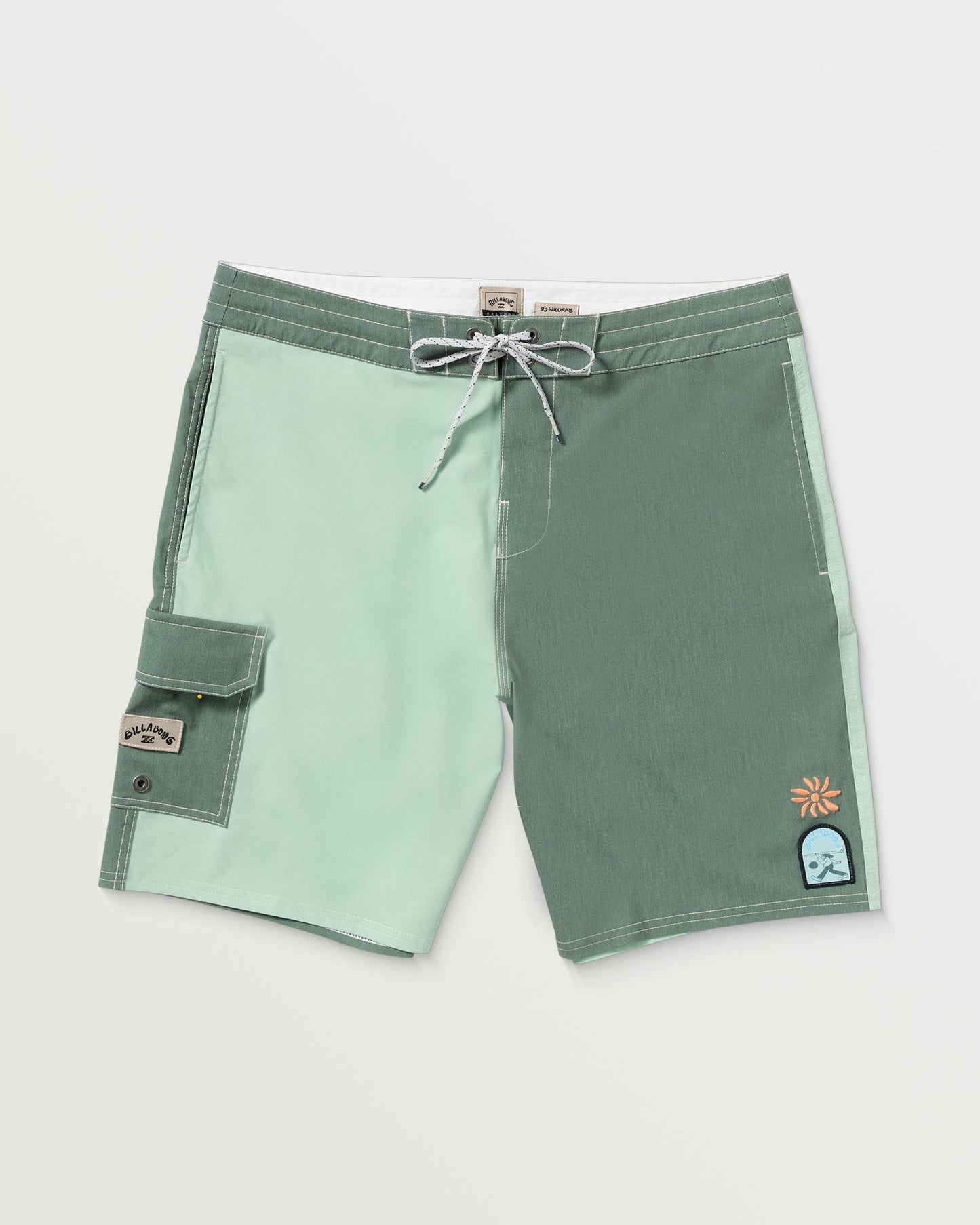 Billabong Men's Sunshine Lo Tide 19\" Boardshorts - Green Tea