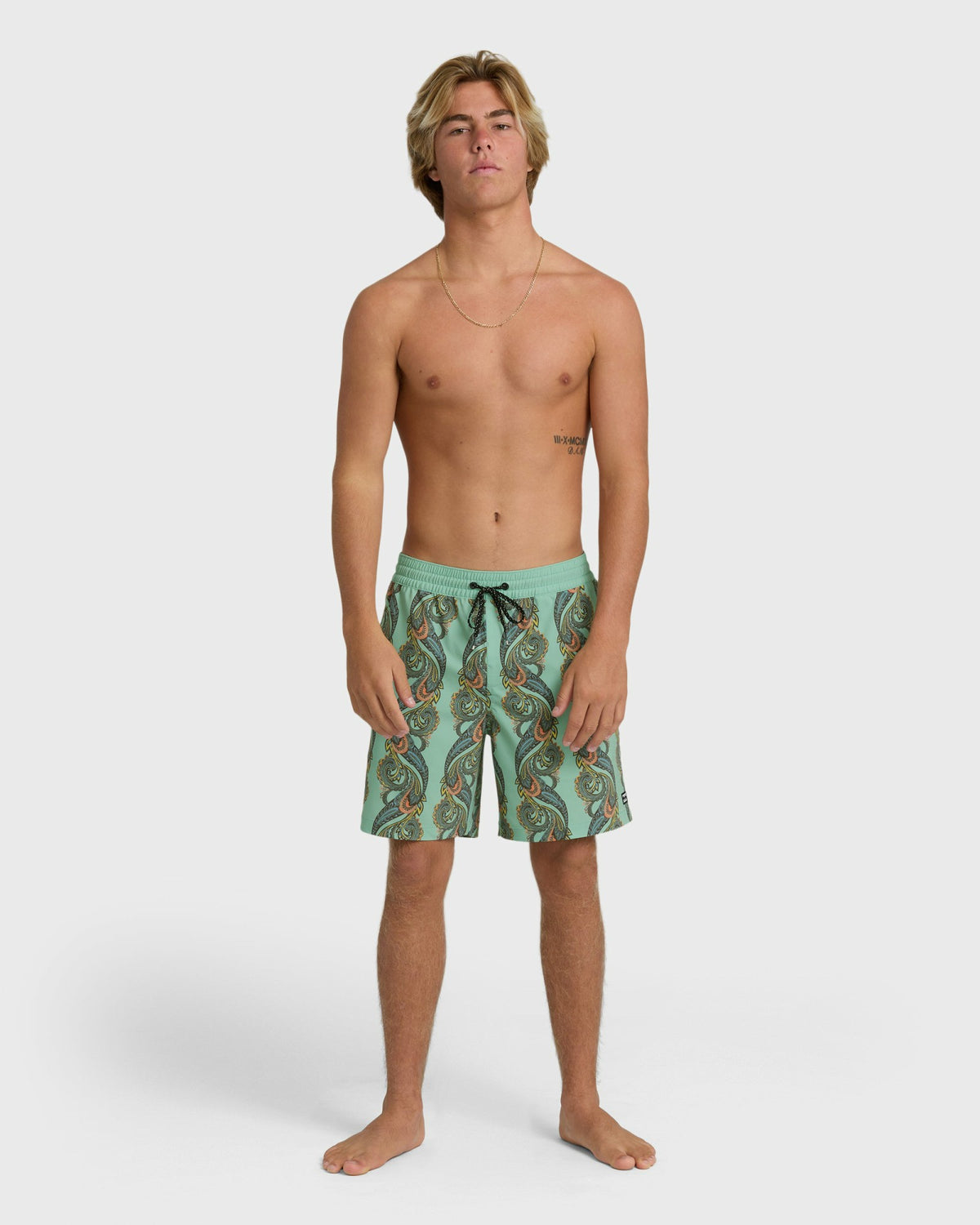 Billabong Men's Good Times Layback 16\" Trunks - Granite Green