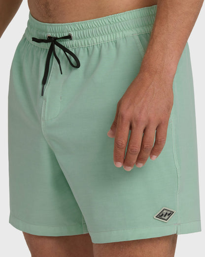 Billabong Men's Every Other Day Wave Washed Layback 16\" Trunks - Mist Green