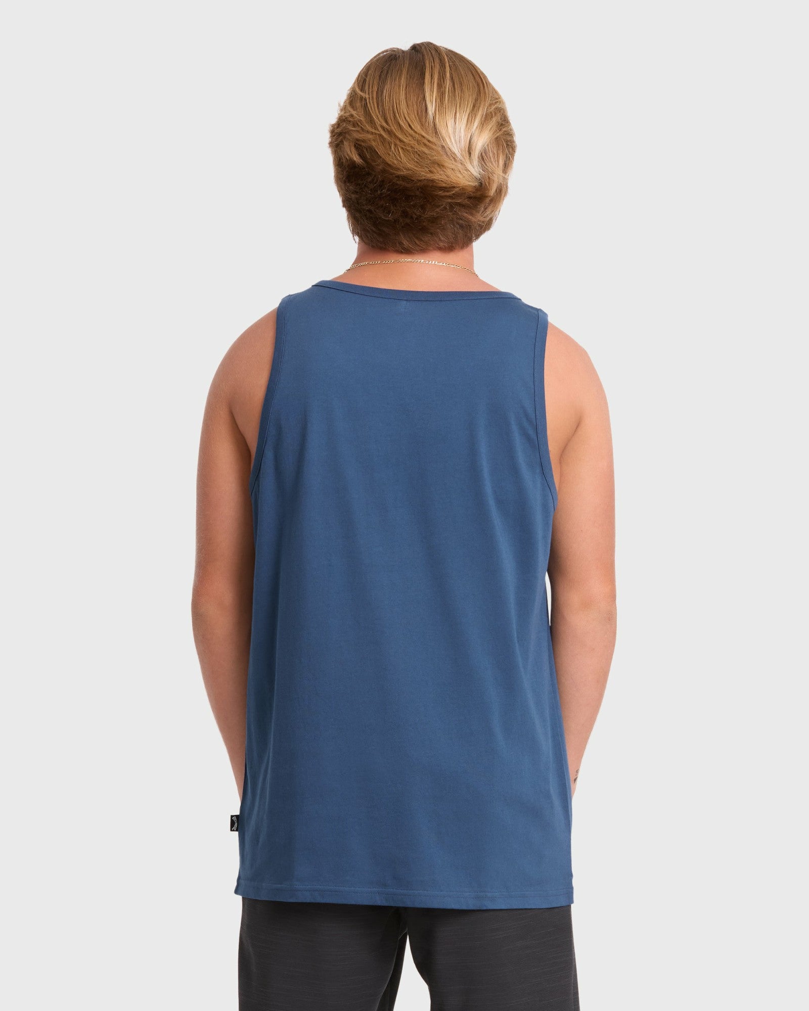 Billabong Men's Rotor Diamond Premium Tank Top - Dark Denim