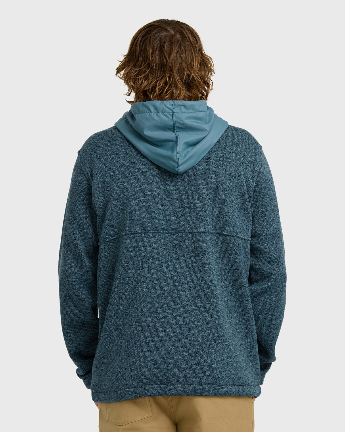 Billabong Men's A\/Div Boundary Hooded Half-Zip Pullover - Real Teal