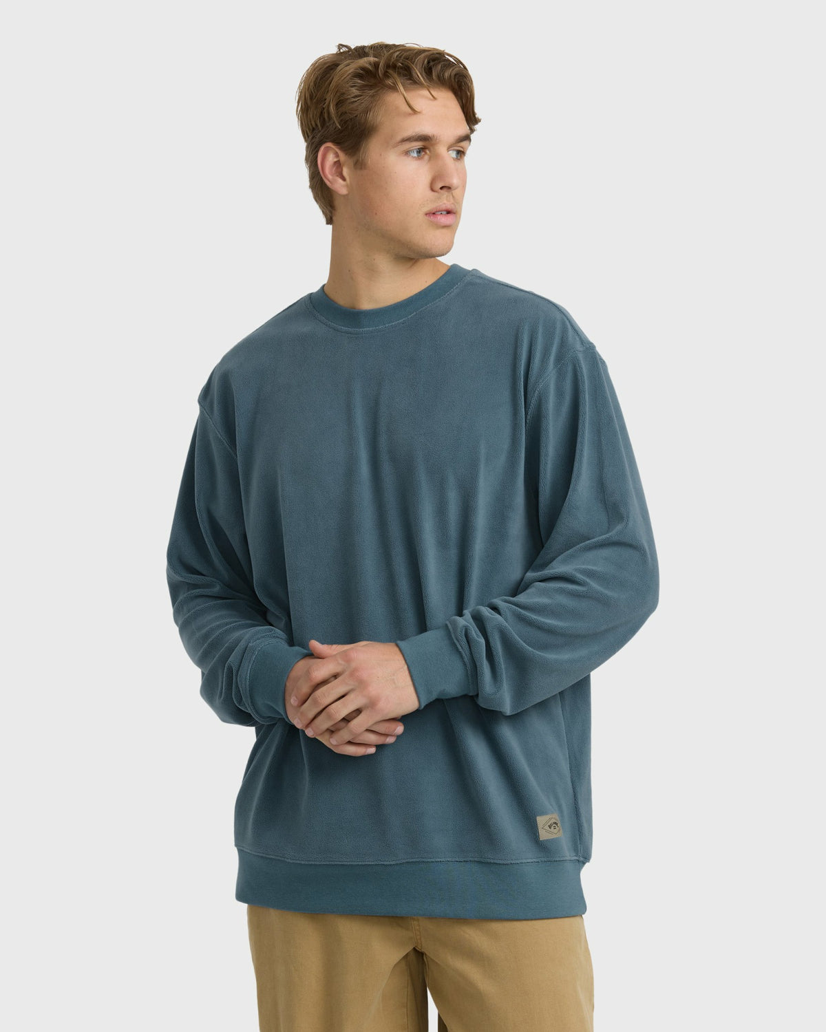 Billabong Men's Torched Crewneck Sweatshirt - Real Teal