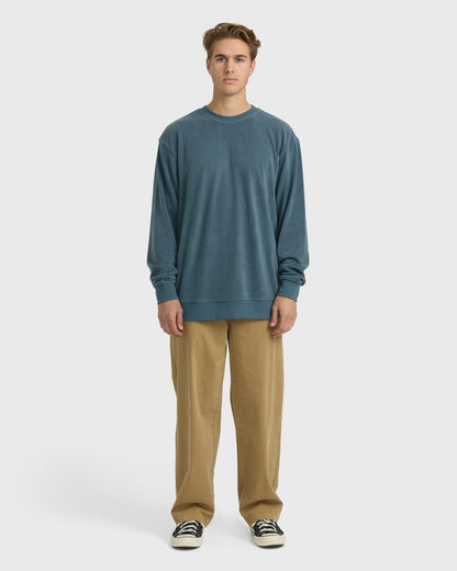 Billabong Men's Torched Crewneck Sweatshirt - Real Teal