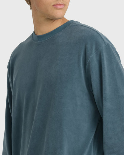 Billabong Men's Torched Crewneck Sweatshirt - Real Teal