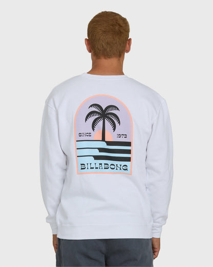 Billabong Men's Portal Crewneck Sweatshirt - White