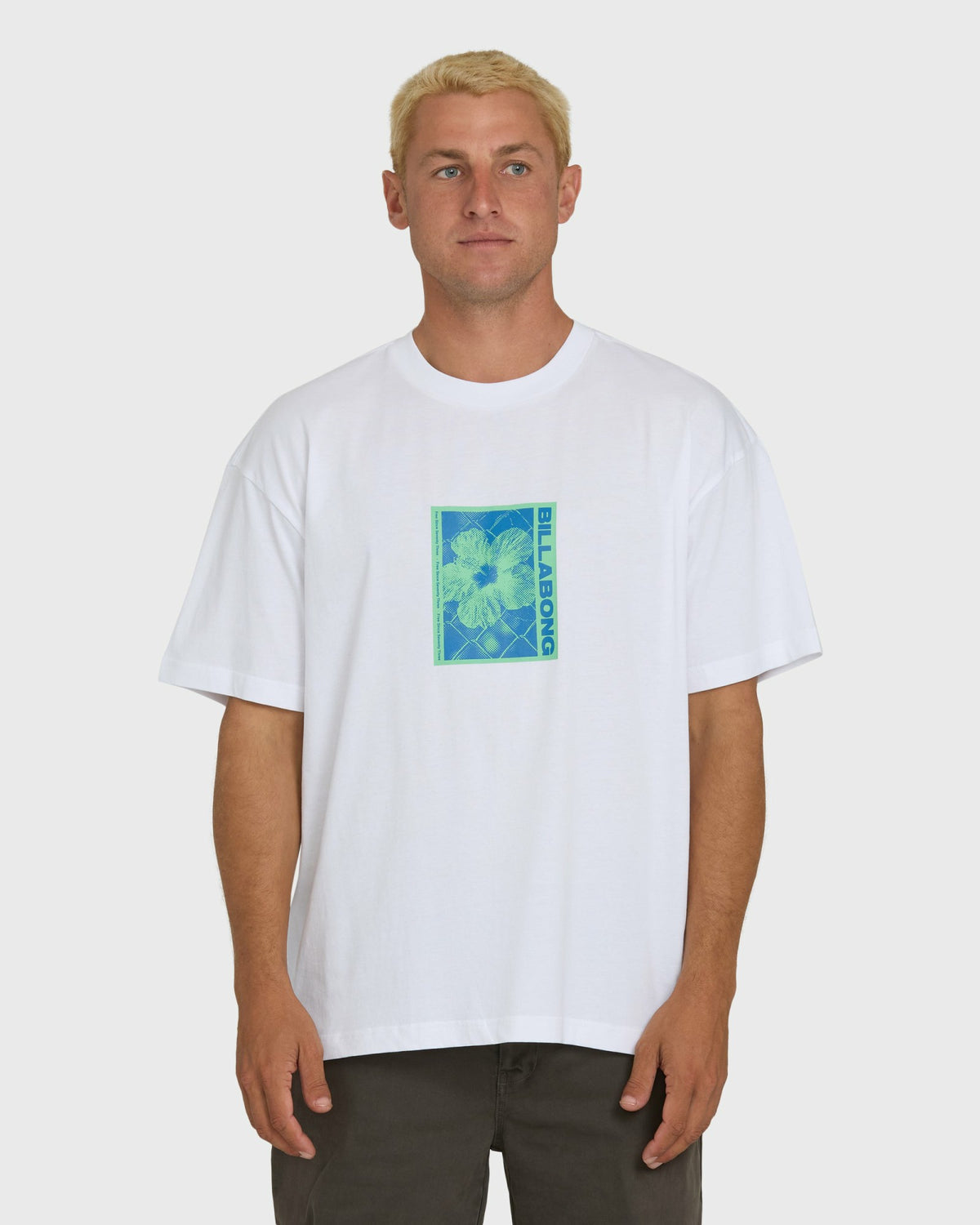 Billabong Men's Link OG Short Sleeve Knit T-Shirt - White