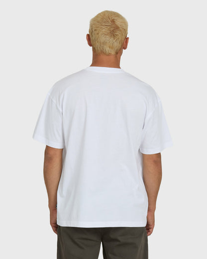 Billabong Men's Link OG Short Sleeve Knit T-Shirt - White