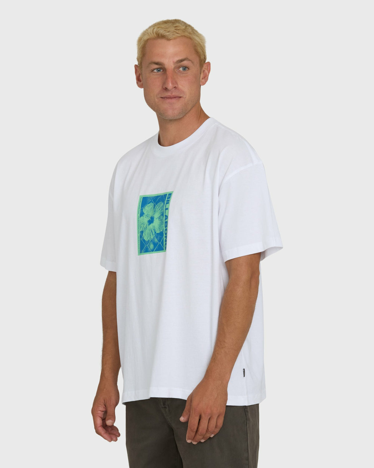 Billabong Men's Link OG Short Sleeve Knit T-Shirt - White