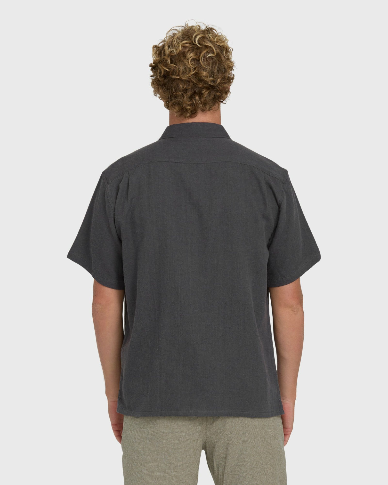 Billabong Men's Cordoba Short Sleeve Shirt - Raven