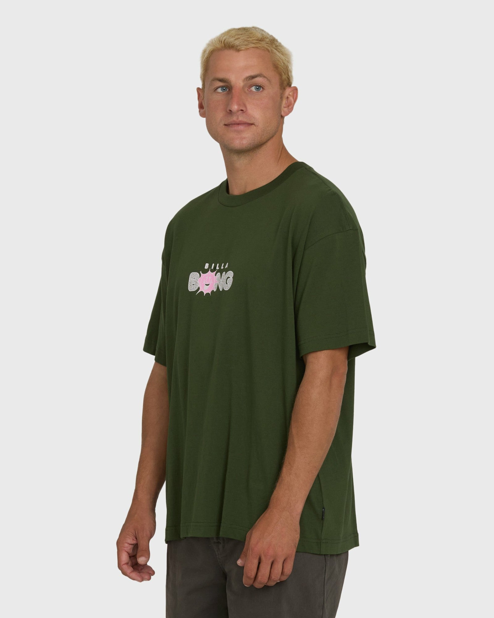 Billabong Men's Shine OG Short Sleeve Cotton T-Shirt - Rifle Green