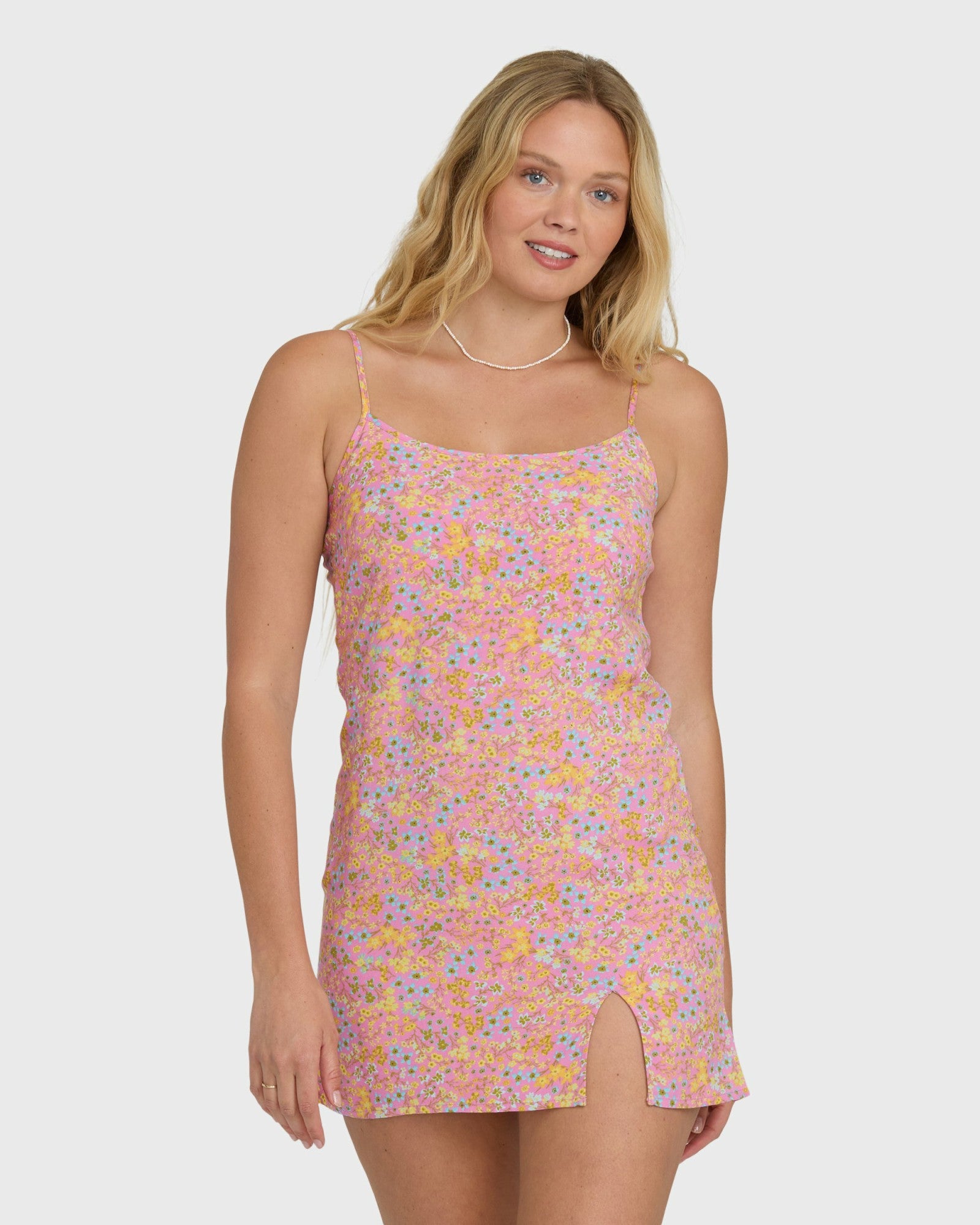 Billabong Women's Tidal Crush Mini Dress - Party Pink