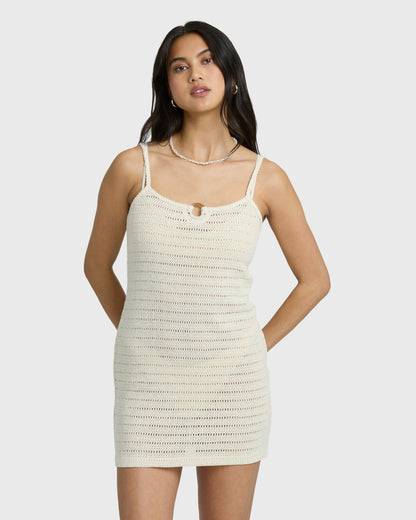 Billabong Women's Kora Mini Dress - White Cap