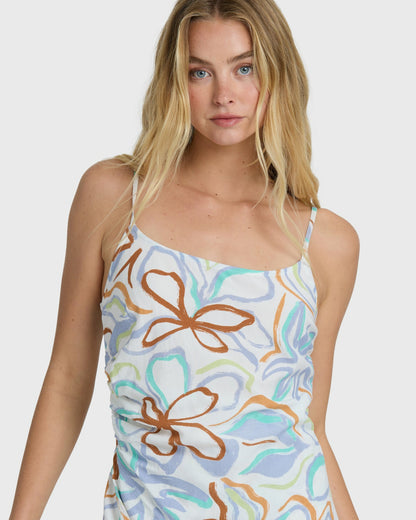 Billabong Women's By Your Side Mini Dress - White Multi