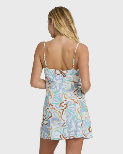 Billabong Women's By Your Side Mini Dress - White Multi