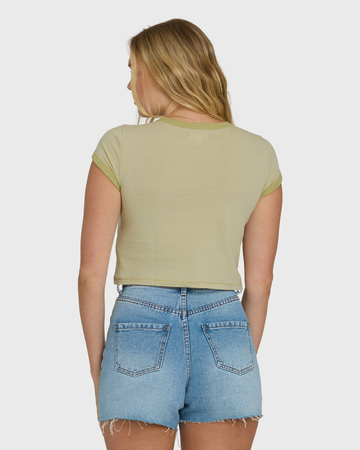 Billabong Women's Daily Tee YD Short Sleeve Knit T-Shirt - Cactus