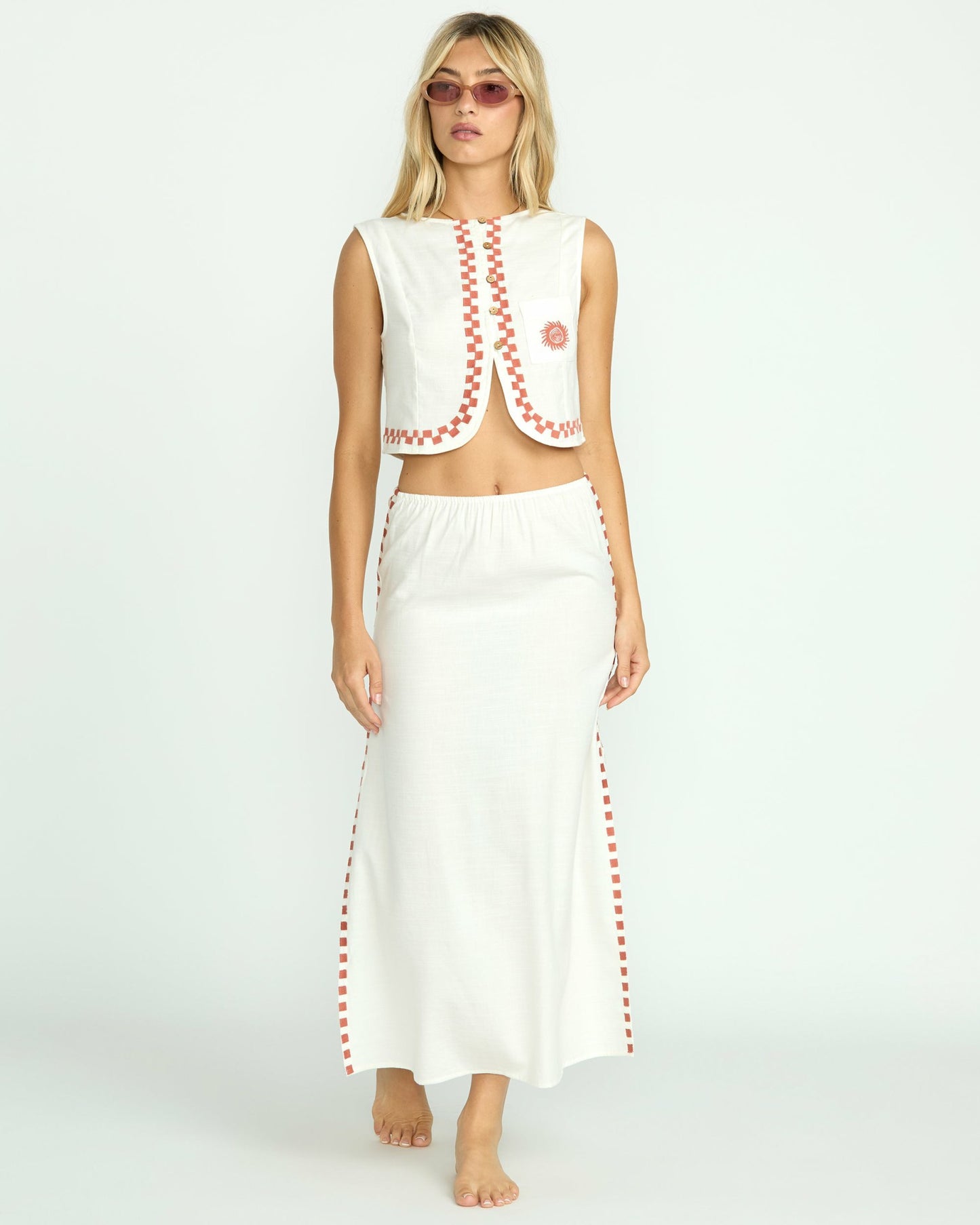 Billabong Women's Secret Cove Skirt - Salt Crystal