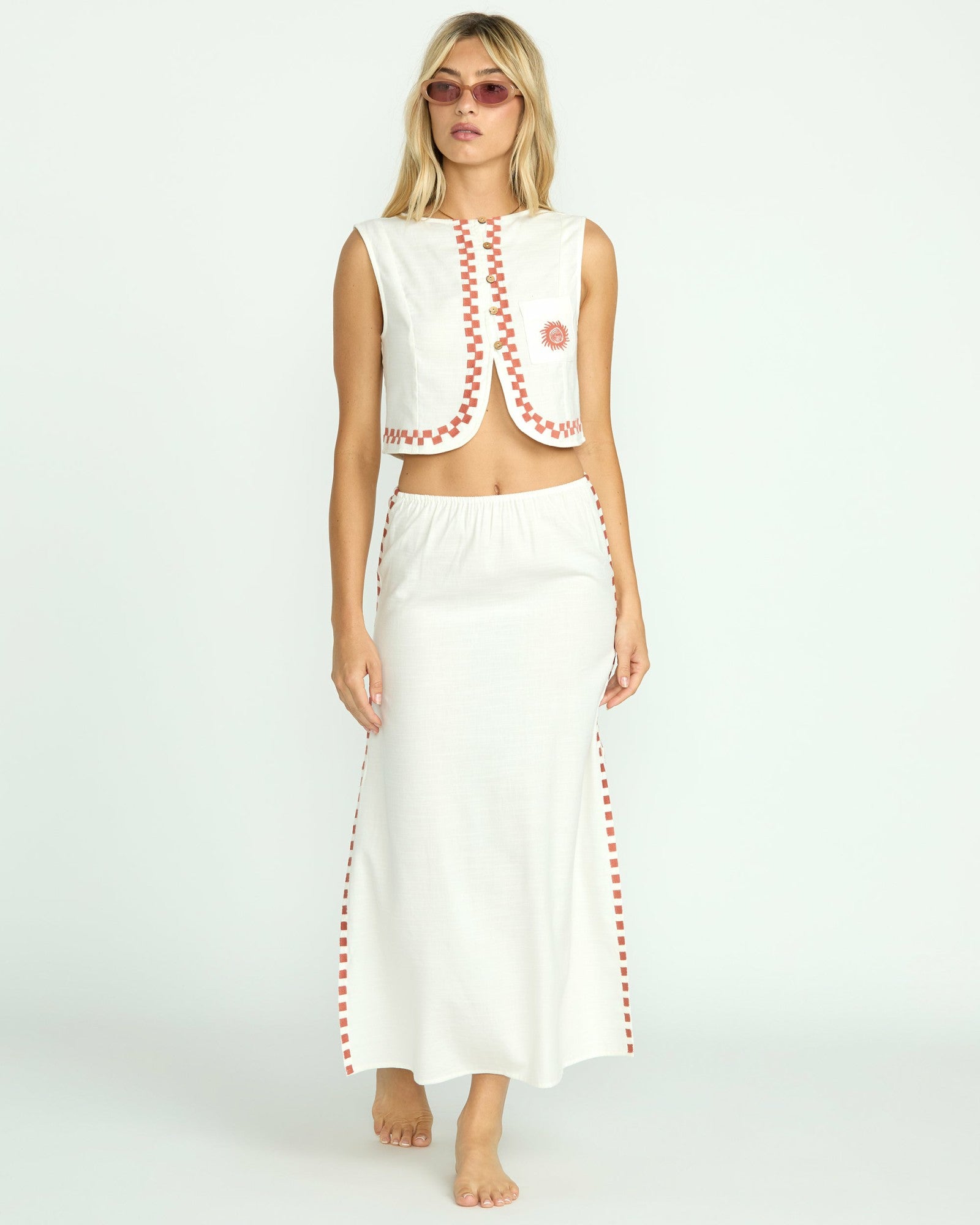 Billabong Women's Secret Cove Skirt - Salt Crystal