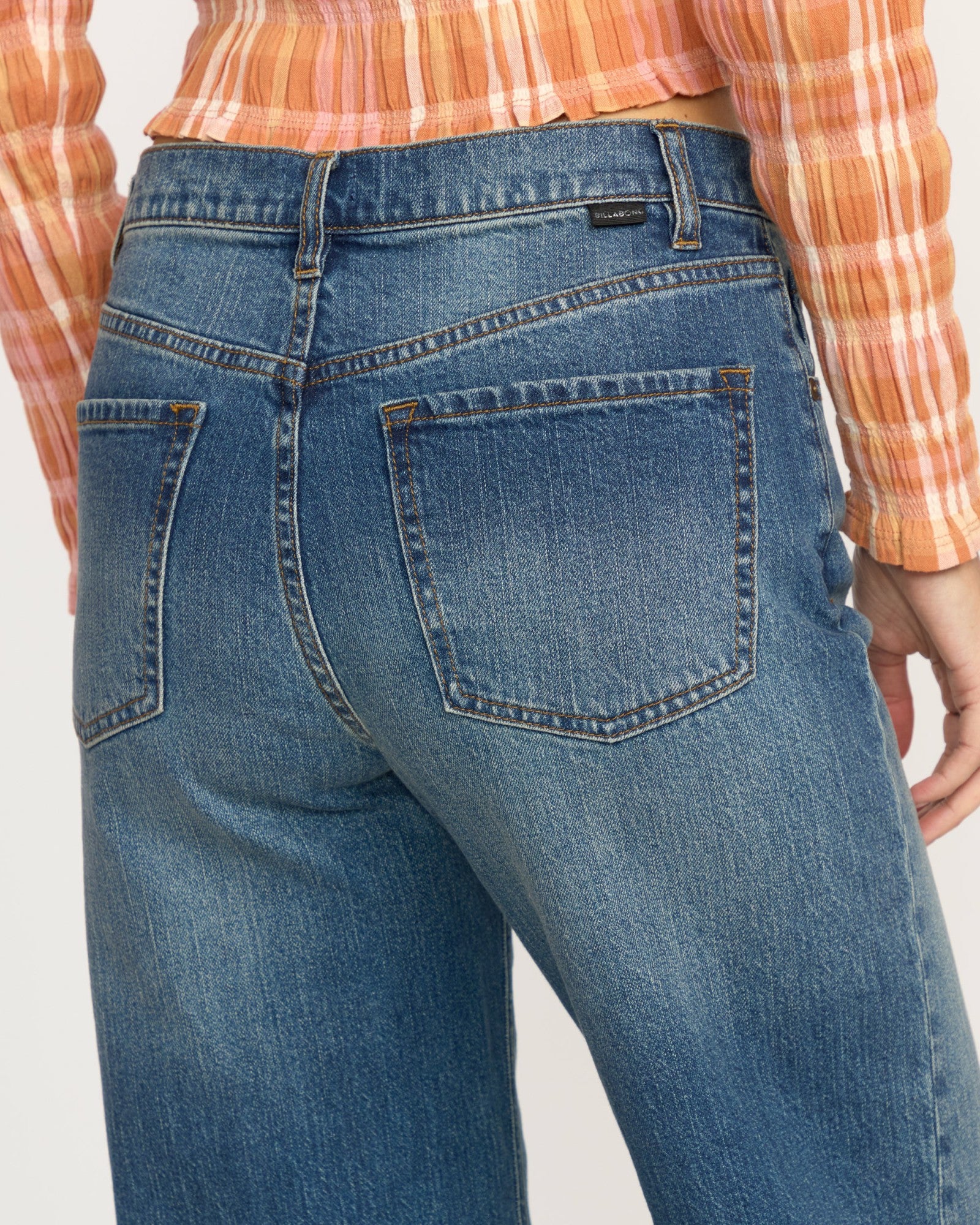 Billabong Women's Shifter Straight Leg Pants - Dirty Vintage Blue