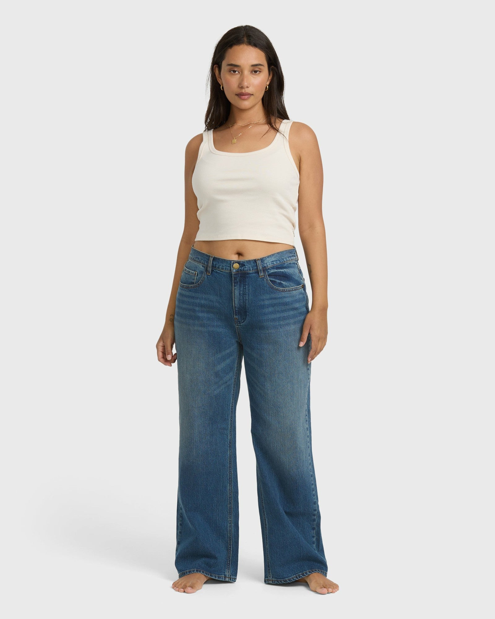 Billabong Women's Shifter Straight Leg Pants - Dirty Vintage Blue