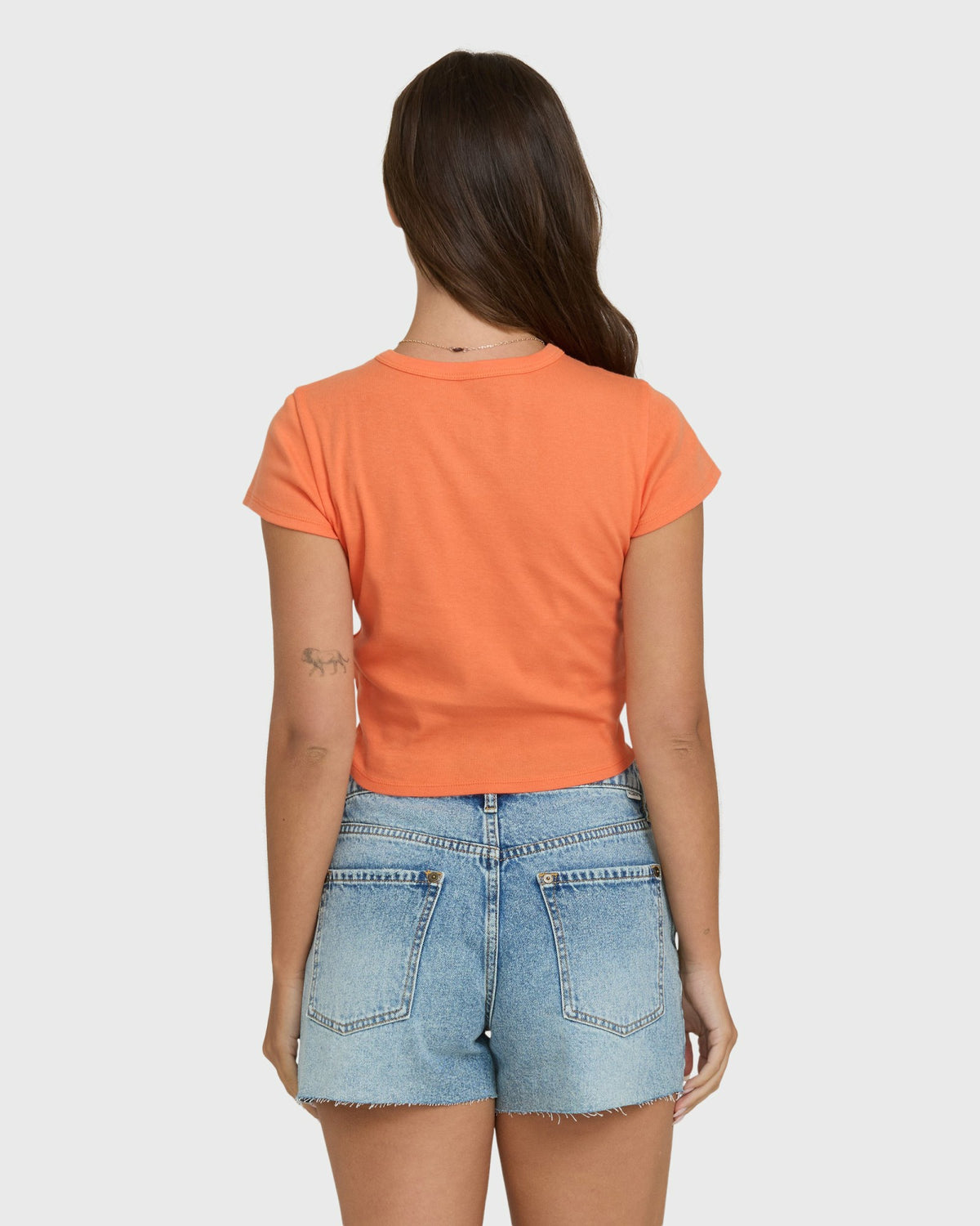 Billabong Women's Paradise Horizon Short Sleeve T-Shirt - Saffron