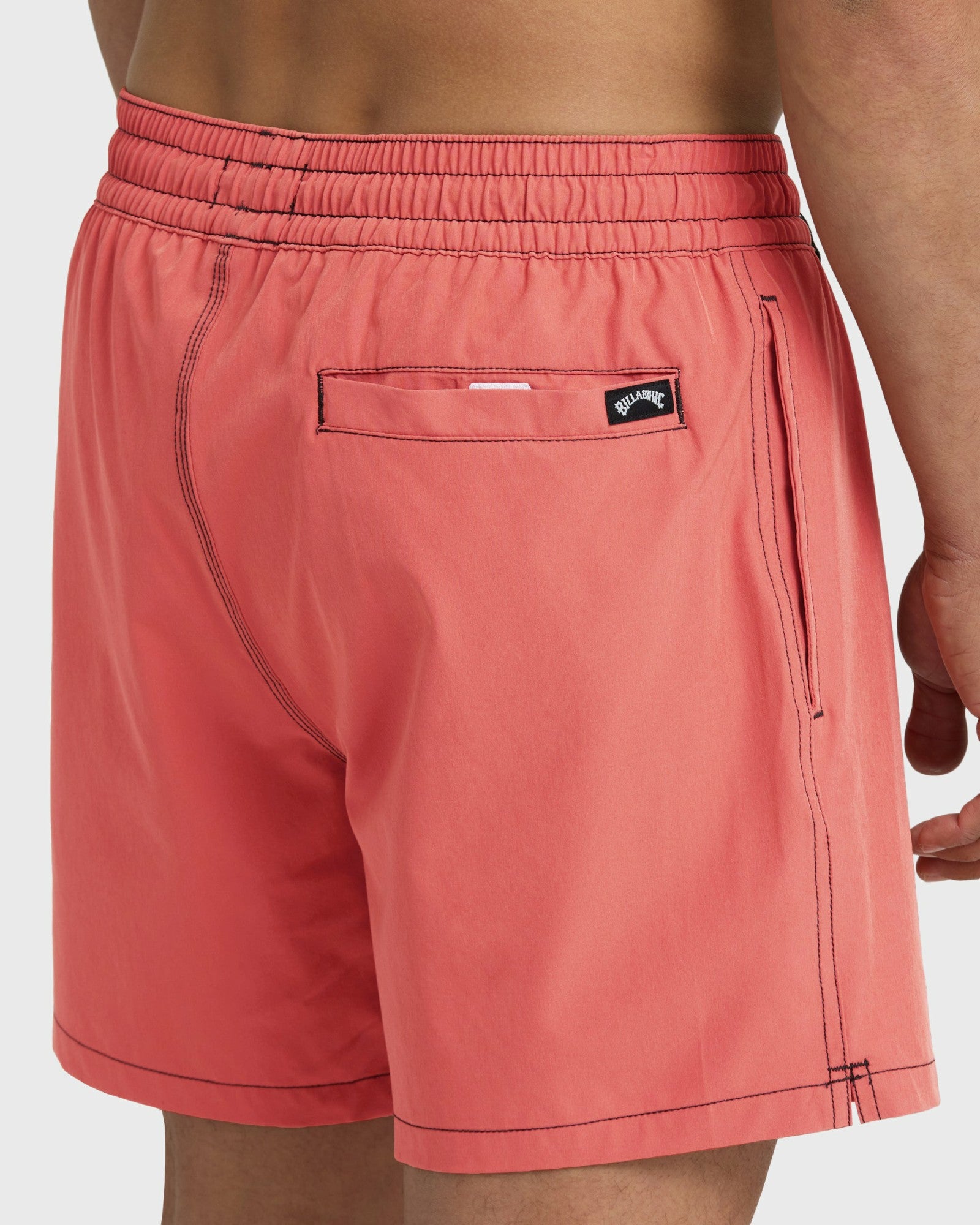 Billabong Men's Lineup Solid Layback 16\" Trunks - Bright Pink
