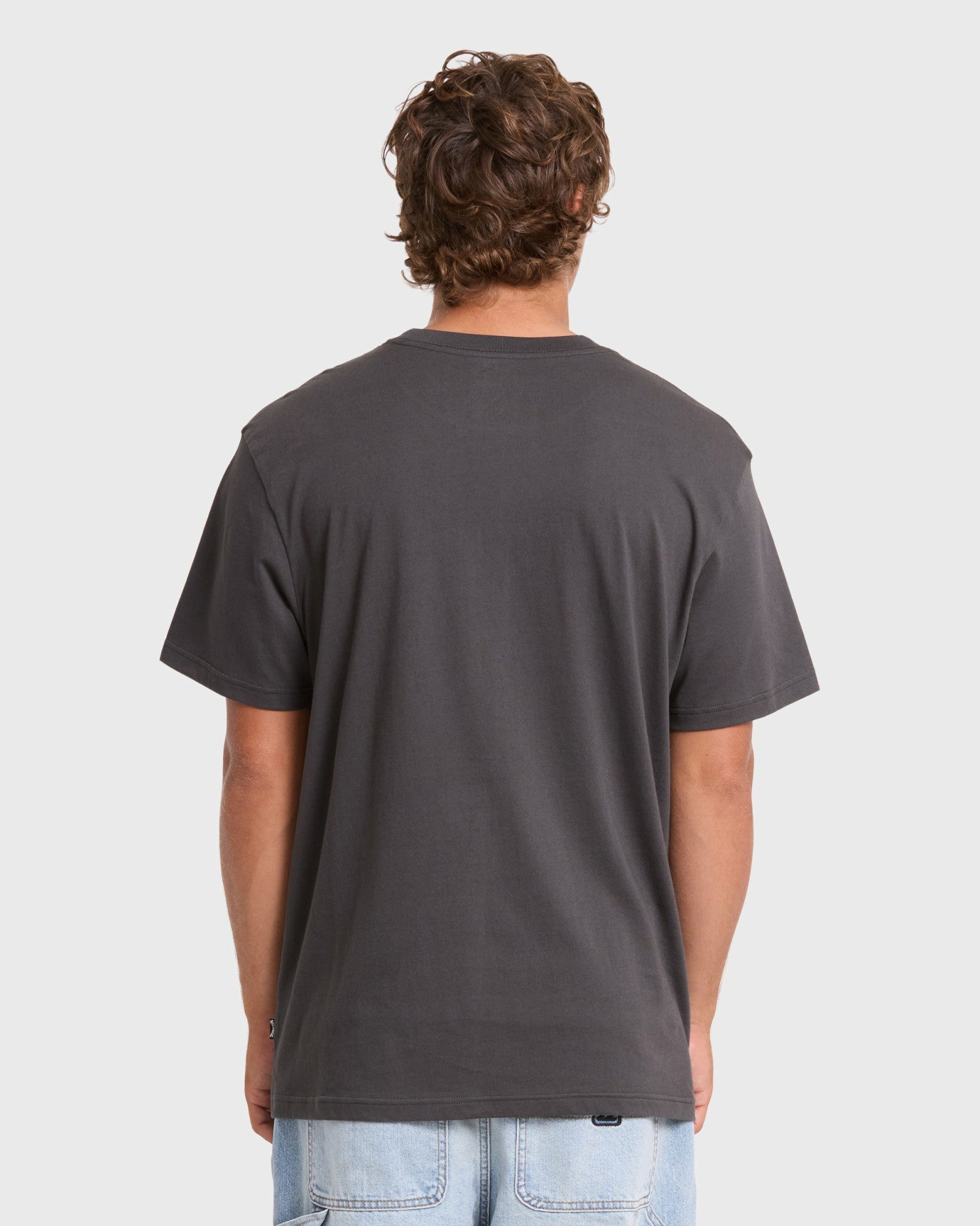 Billabong Men's Rotor Diamond Premium Short Sleeve Knit Graphic T-Shirt - Raven