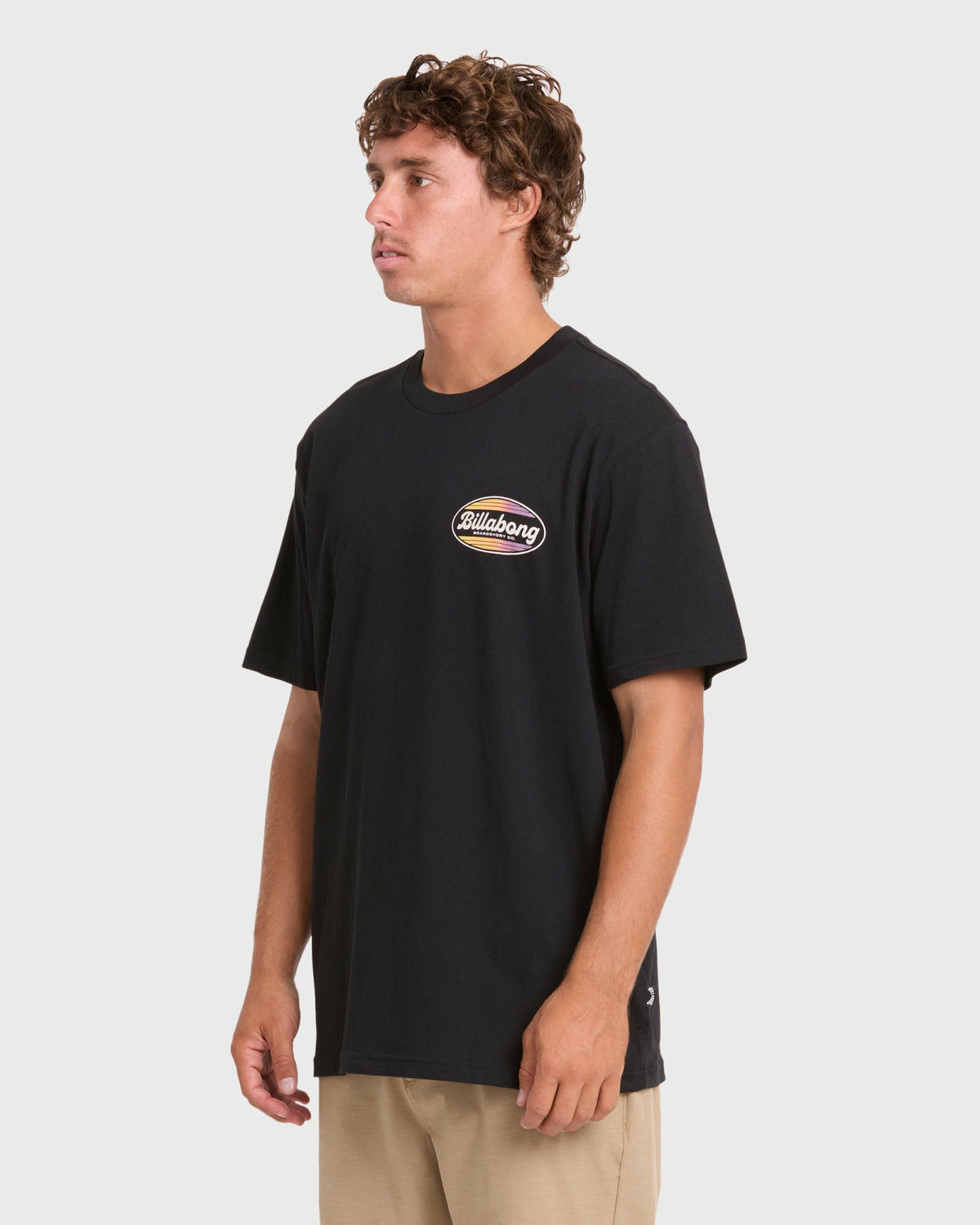 Billabong Men's Off Duty Premium Short Sleeve Cotton T-Shirt - Black