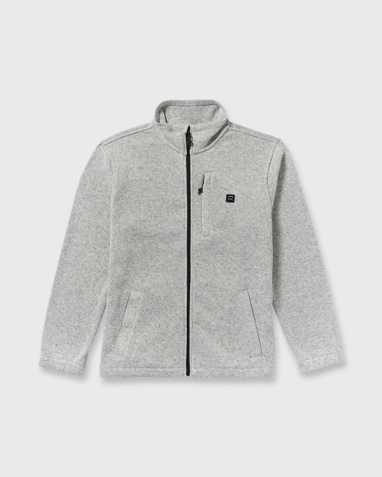 Billabong Men's Boundary Mock Neck Zip Sweatshirt - Grey Htr