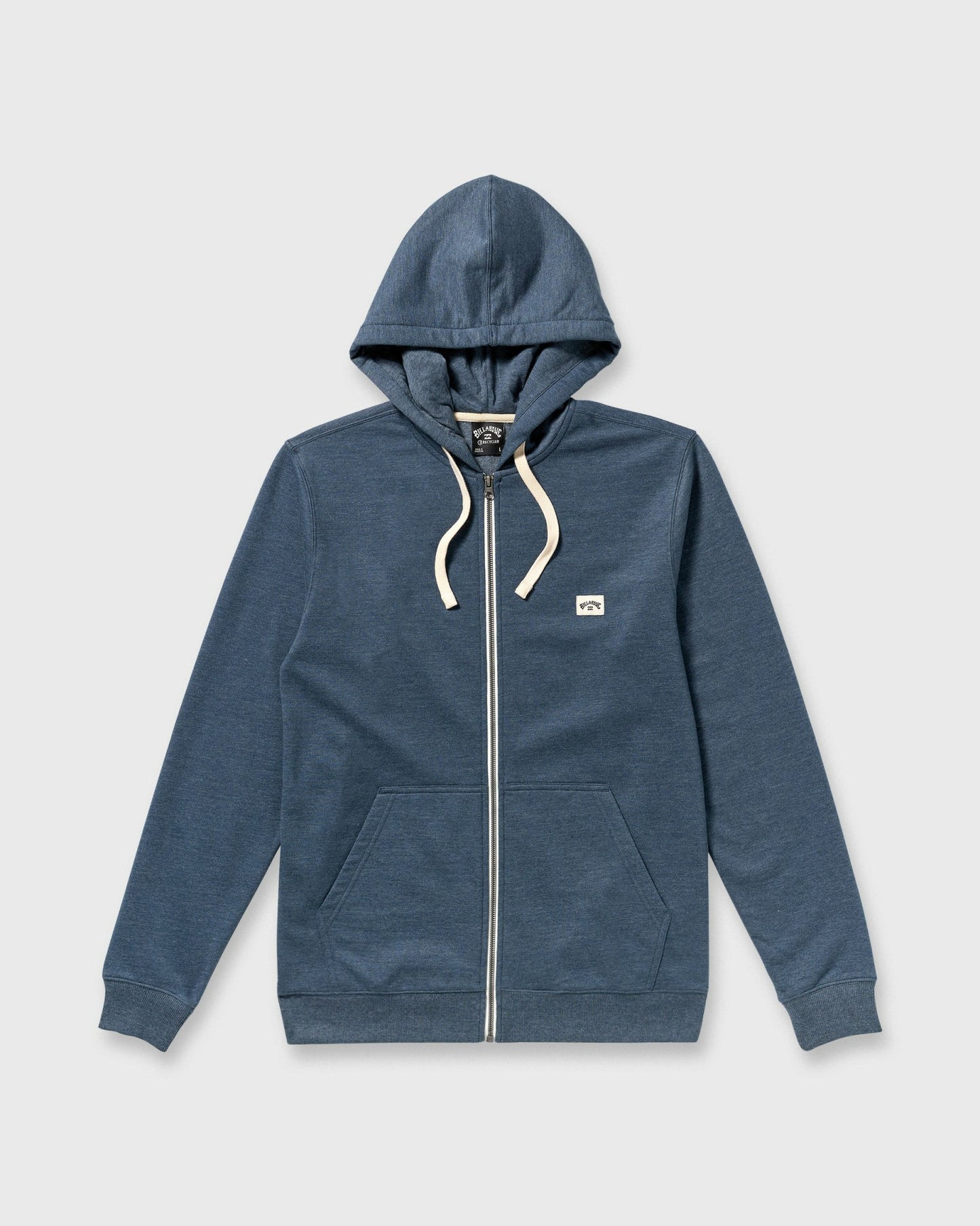 Billabong Men's All Day Zip Front Hoodie - Midnight Blue