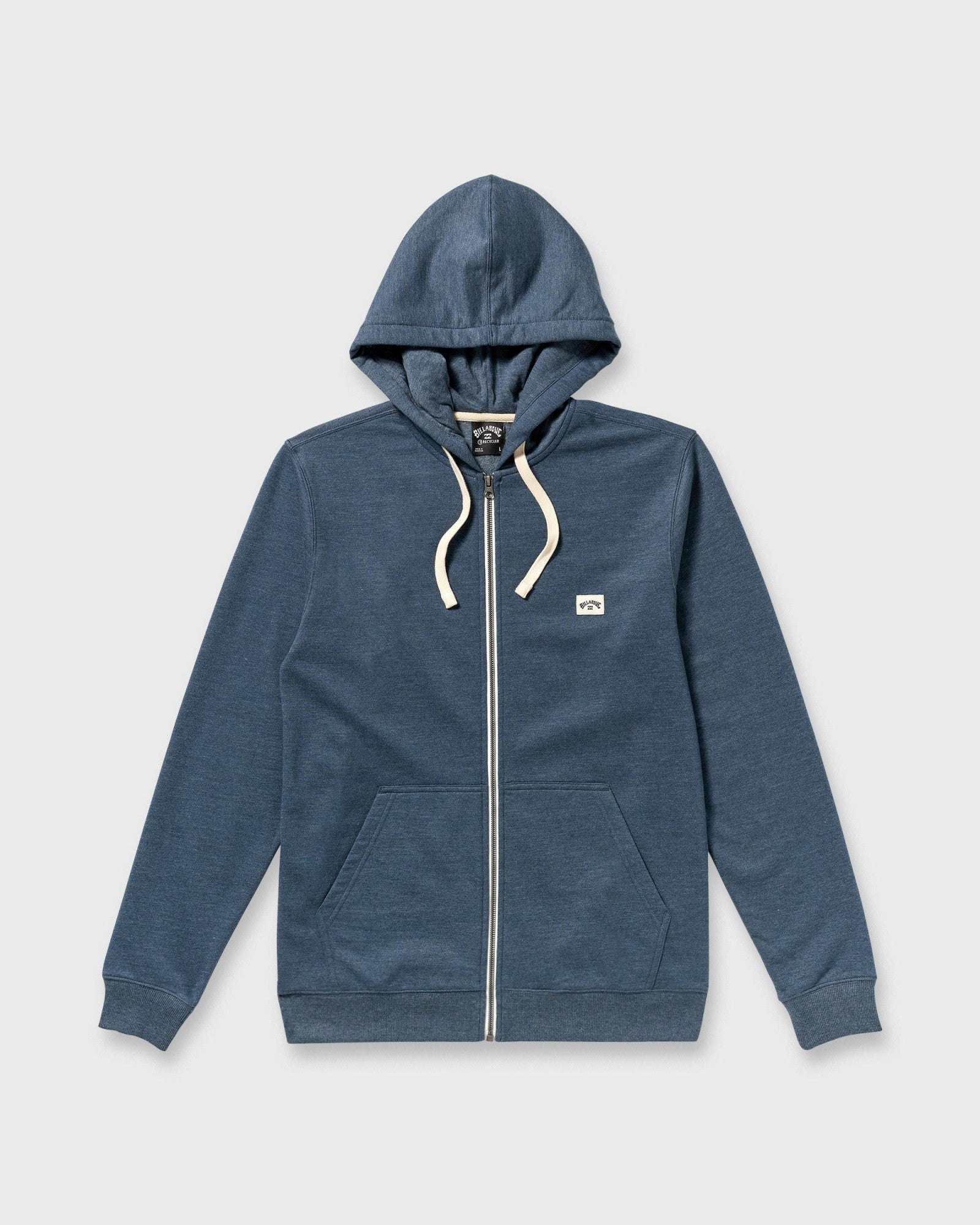 Billabong Men's All Day Zip Front Hoodie - Midnight Blue