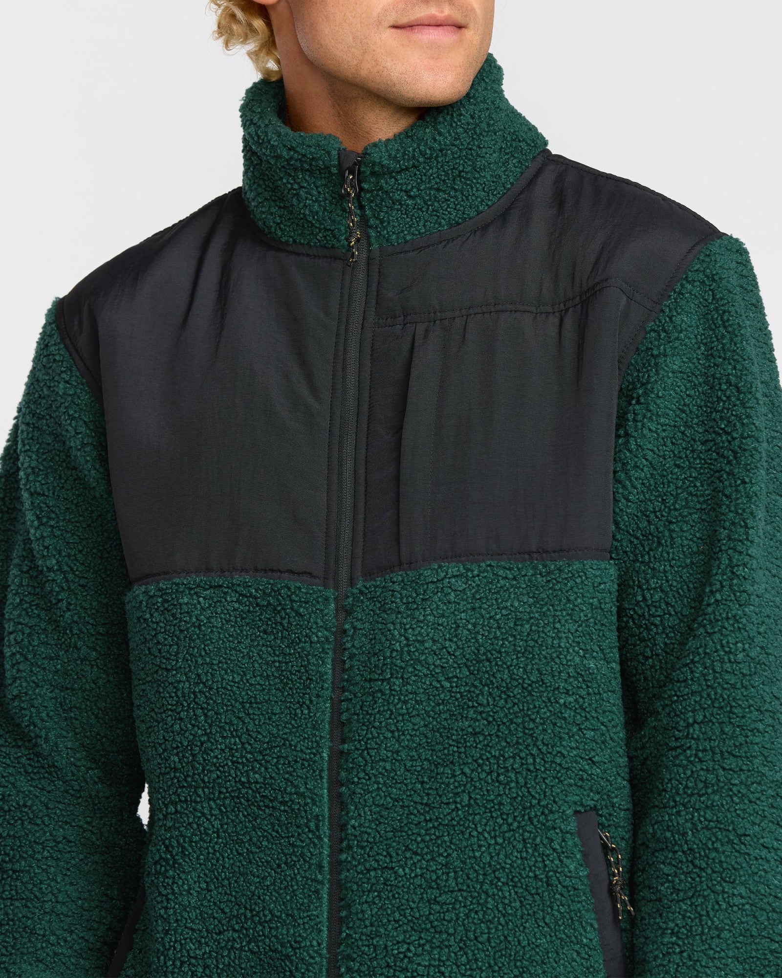 Billabong Men's Boundary Summit Zip Sweatshirt - Pine
