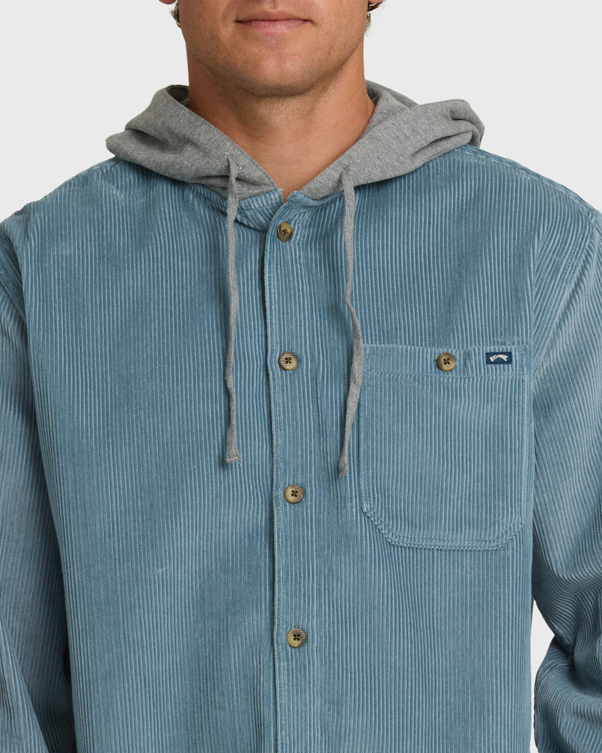Billabong Men's Baja Long Sleeve Shirt - Blue Fog