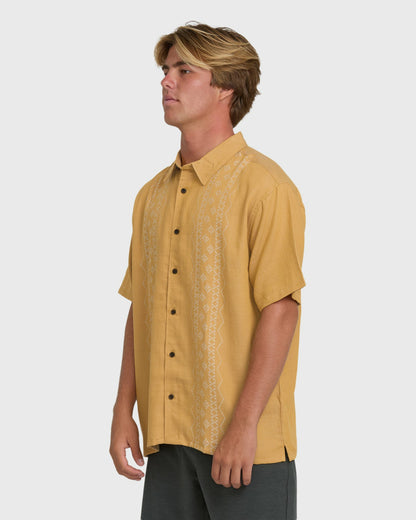 Billabong Men's Cordoba Short Sleeve Shirt - Wild Honey