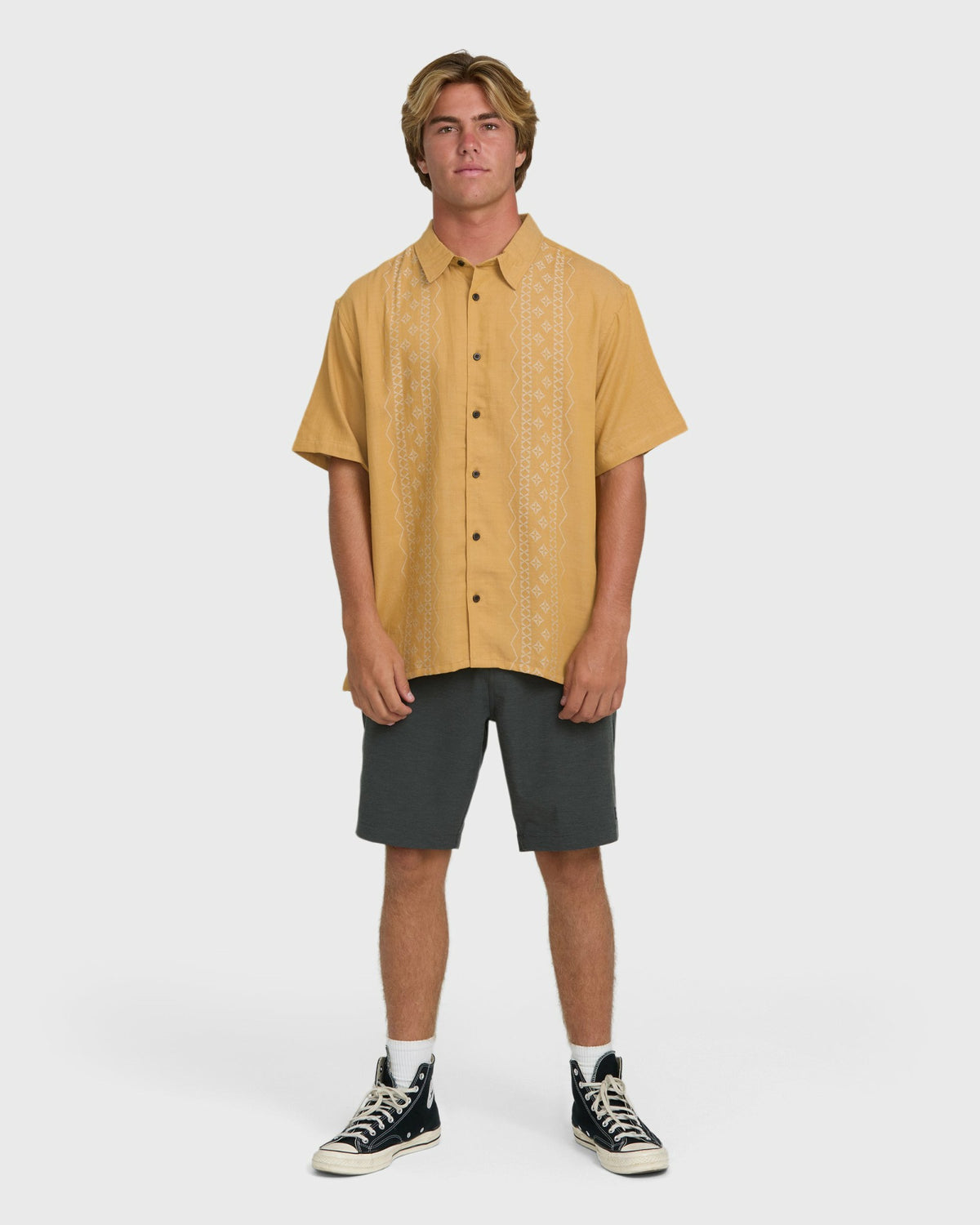 Billabong Men's Cordoba Short Sleeve Shirt - Wild Honey