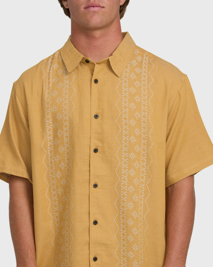 Billabong Men's Cordoba Short Sleeve Shirt - Wild Honey