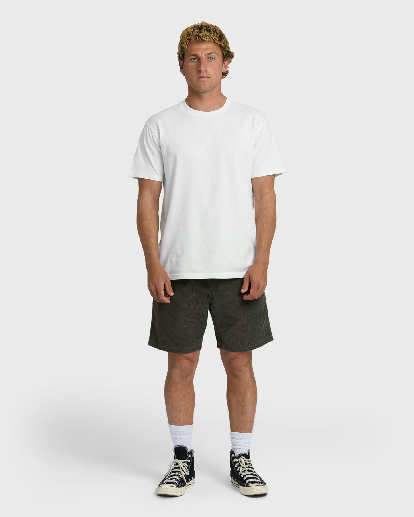 Billabong Men's Larry Layback 19\" Cord Shorts - Dark Gray