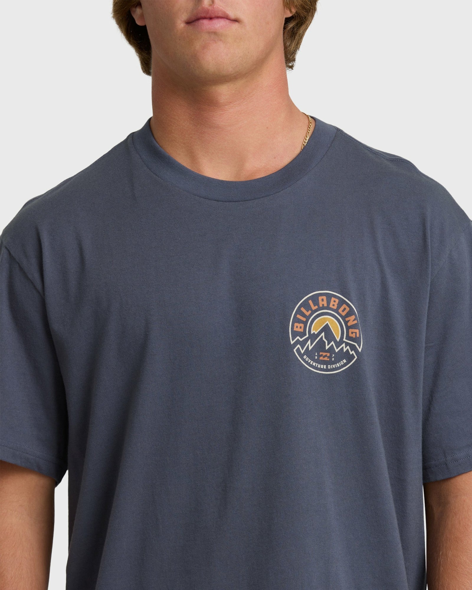 Billabong Men's Rockies Adiv Premium Short Sleeve T-Shirt - Graystone