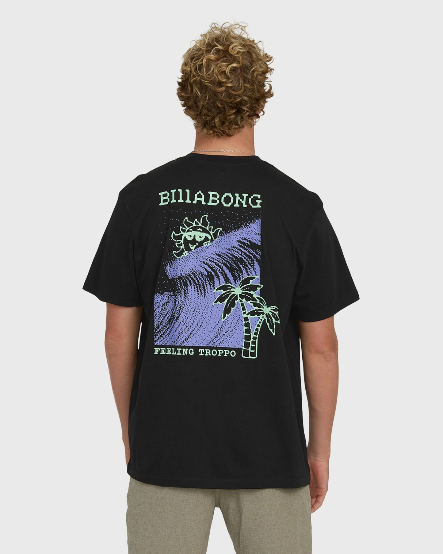 Billabong Men's Peek Premium Short Sleeve Knit T-Shirt - Black