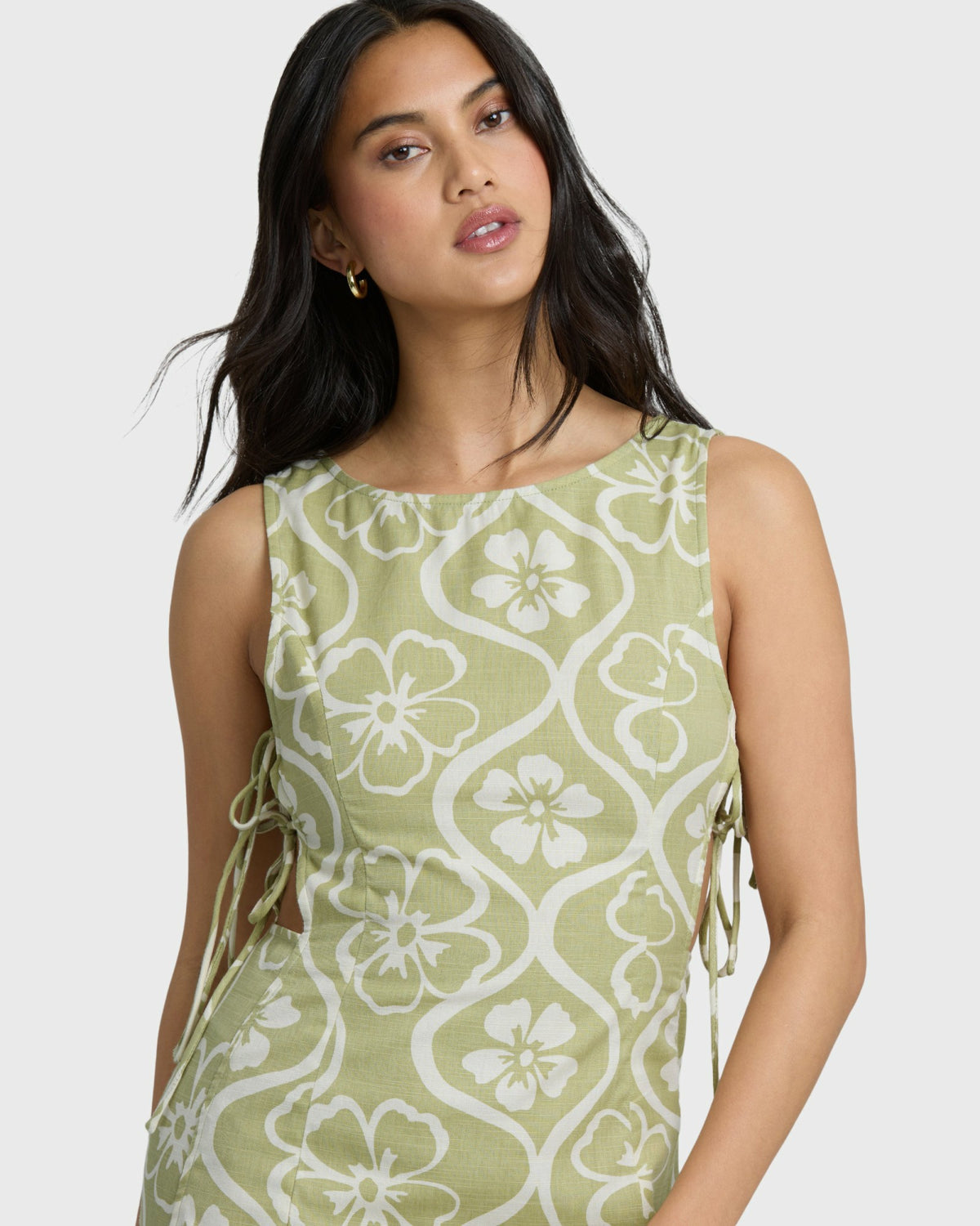 Billabong Women's Floral Trippin Mini Dress - Cactus