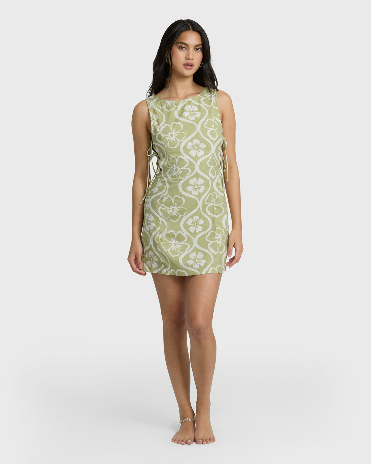 Billabong Women's Floral Trippin Mini Dress - Cactus