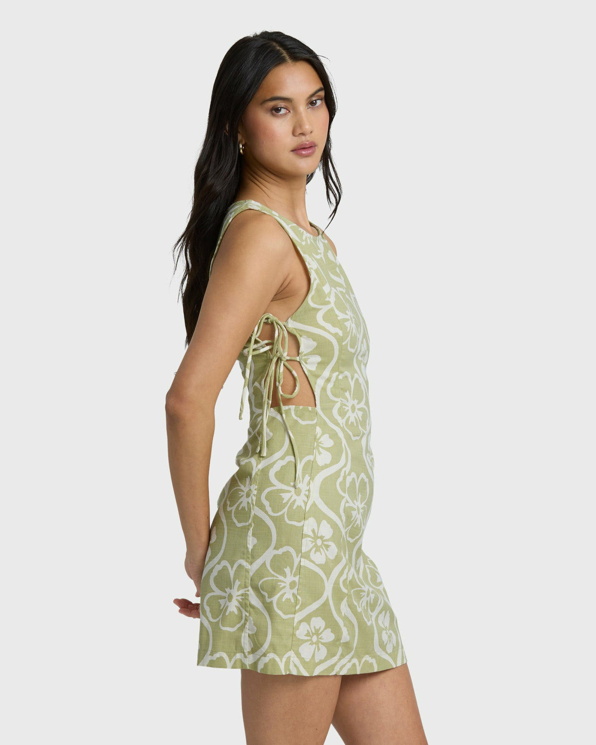 Billabong Women's Floral Trippin Mini Dress - Cactus