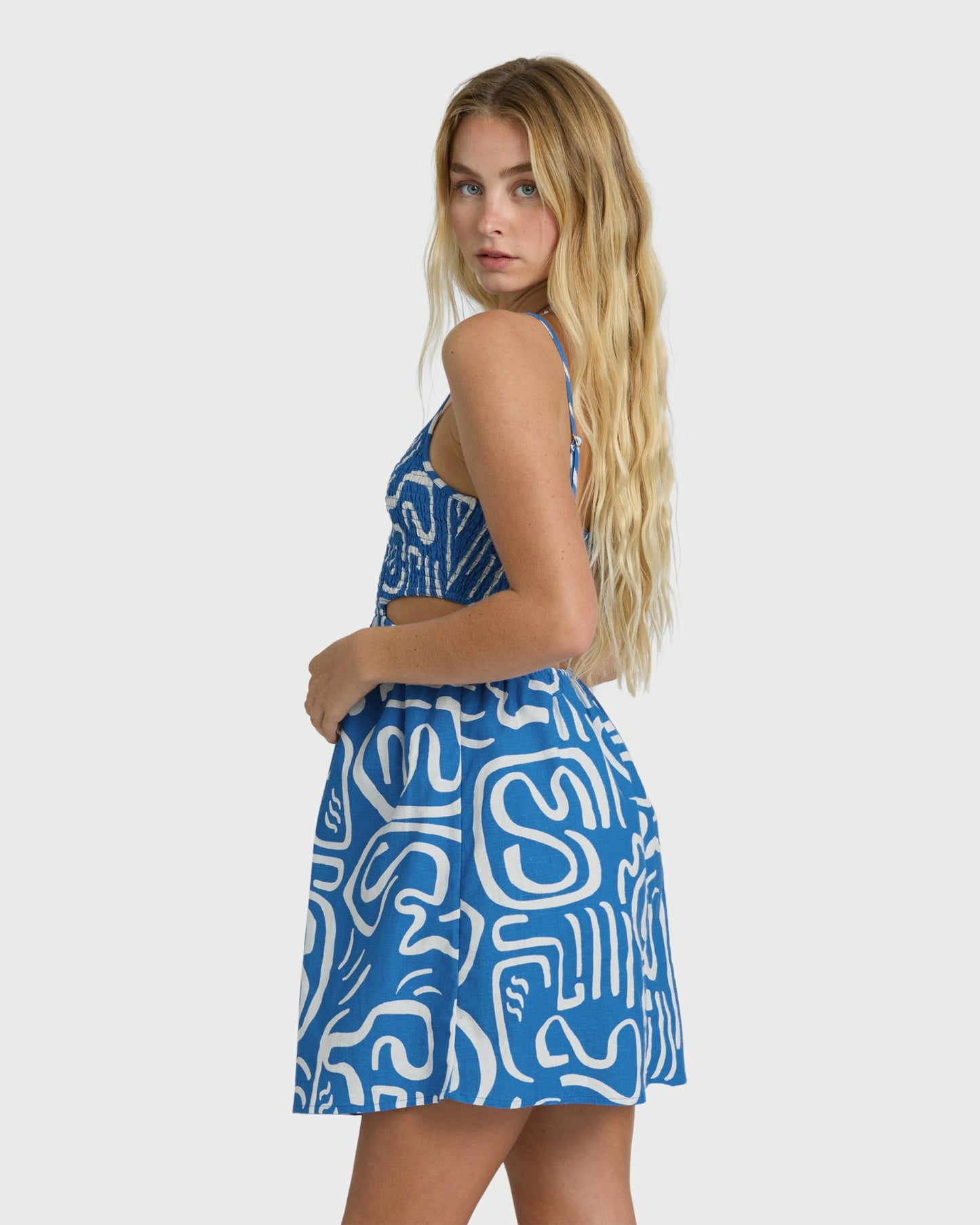 Billabong Women's True Desire Mini Dress - True Blue