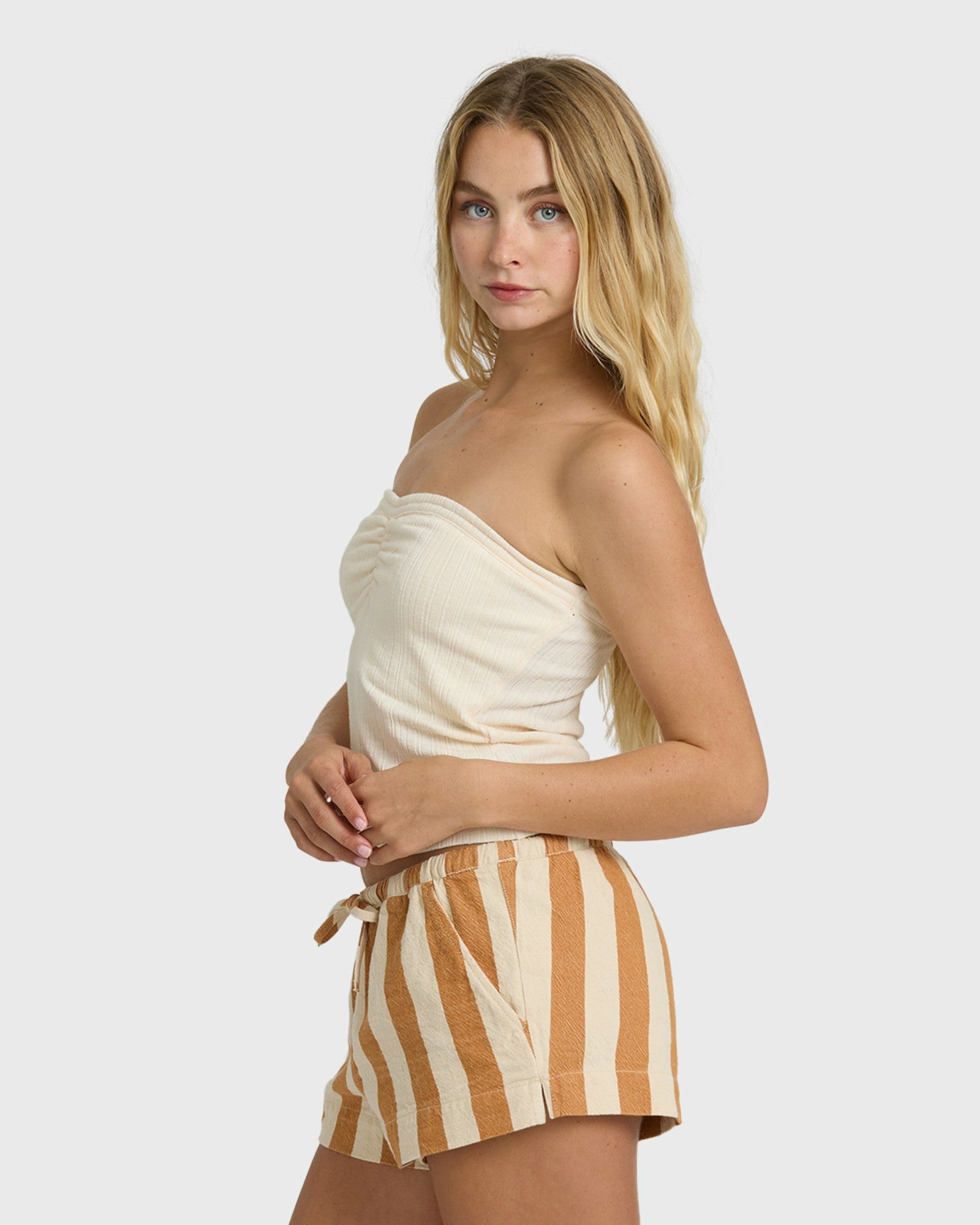 Billabong Women's Talley Tube Top - White Cap