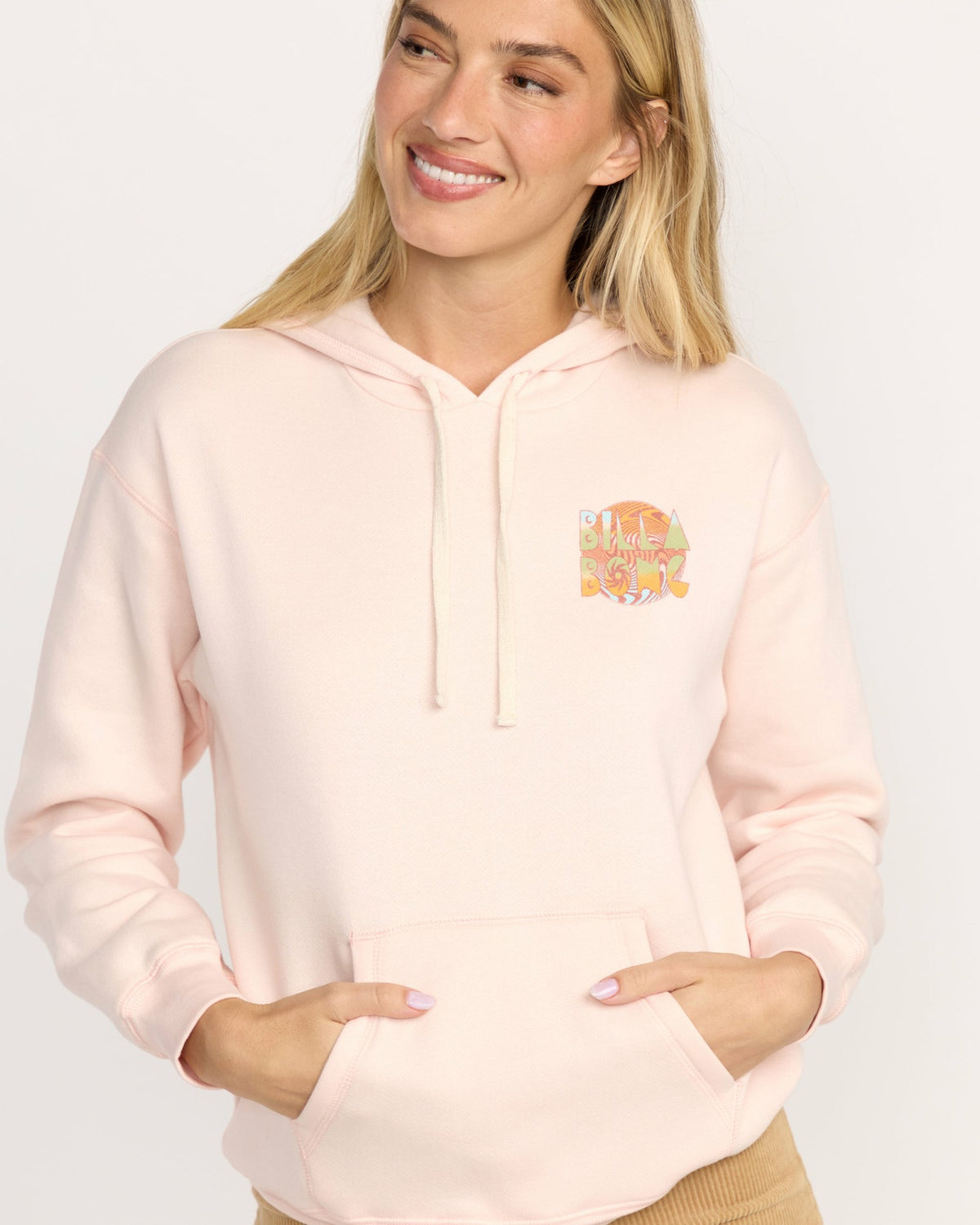 Billabong Women's All Good In Summer Hoodie - Light Peach