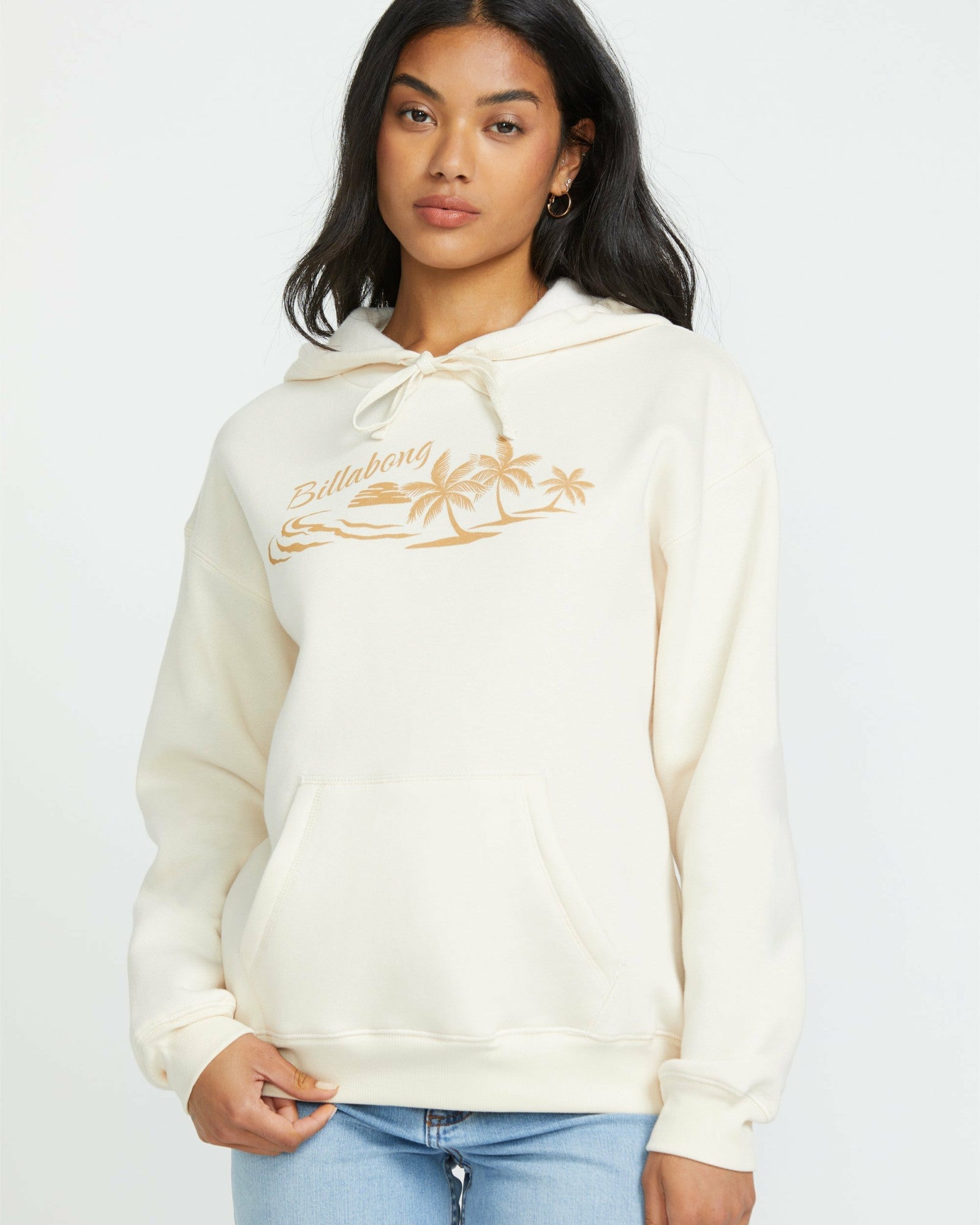 Billabong Women's Beach Tropics Po Hoodie - Whitecap