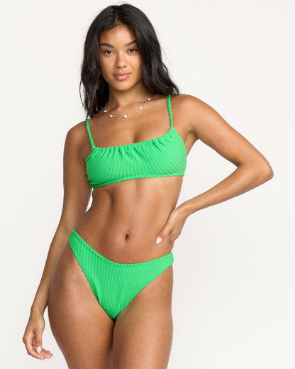 Billabong Women's Josie In The Loop Mila Bralette Bikini Top - Jungle Green