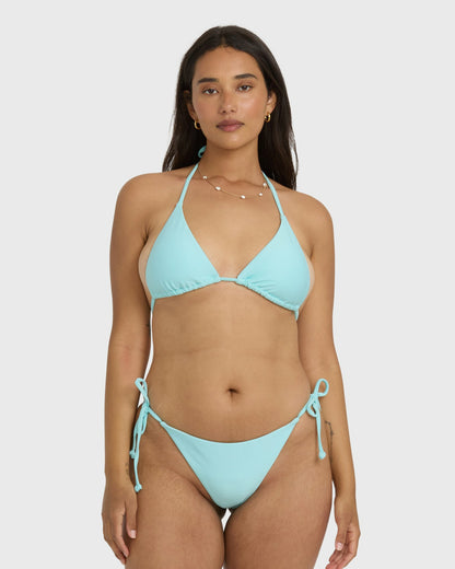 Billabong Women's Tanlines Multi Triangle Bikini Top - Crystal Blue